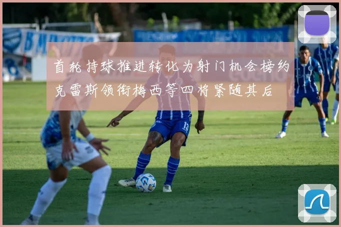首轮持球推进转化为射门机会榜约克雷斯领衔梅西等四将紧随其后